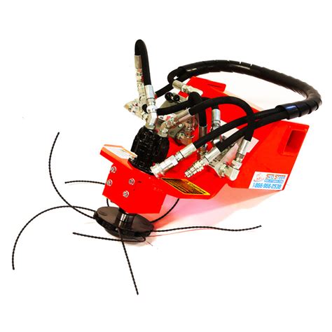 string trimmer for mini excavator|eterra hydraulic string trimmer.